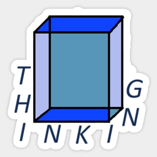 Thinking Outside the Box Sticker